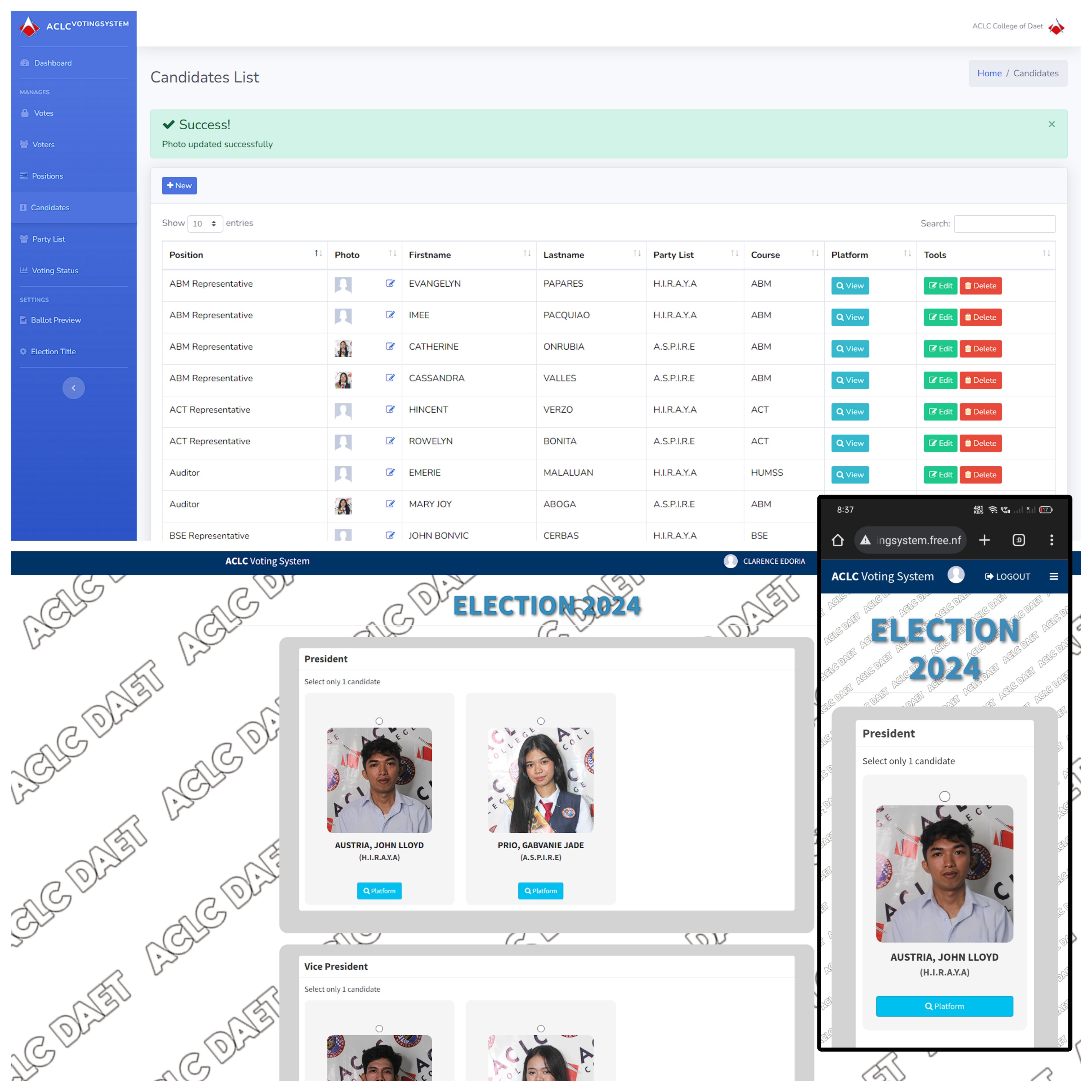 ACLC Voting System